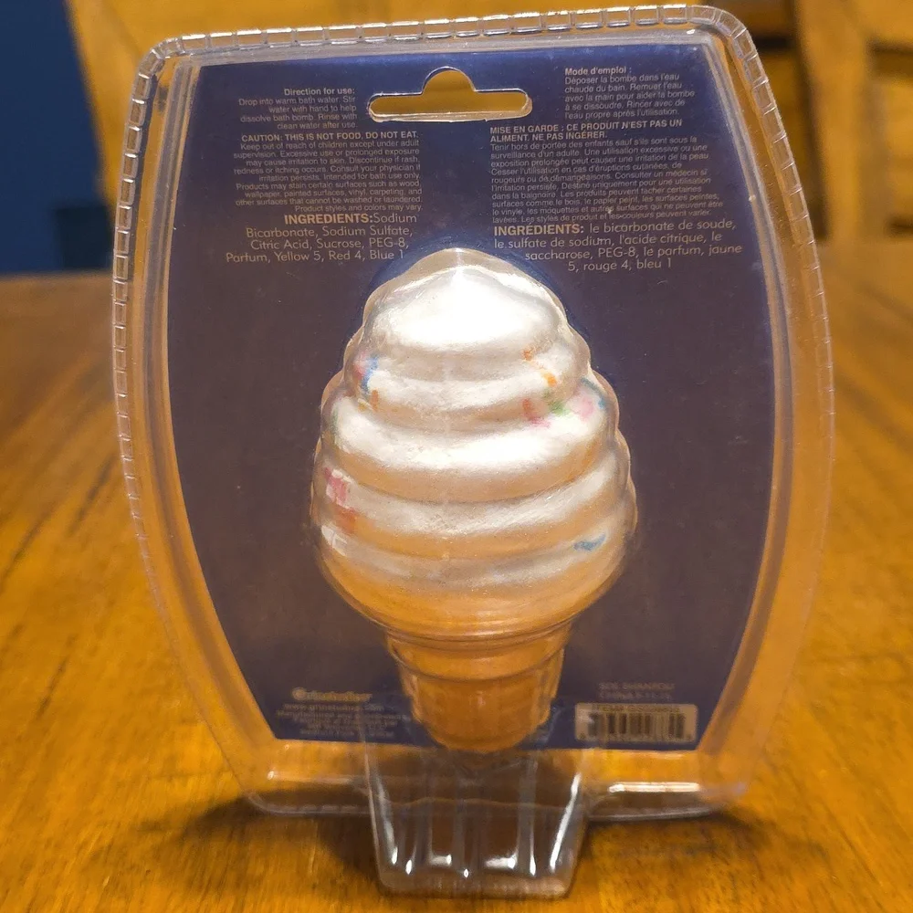 Bath Bomb Ice Cream Cone